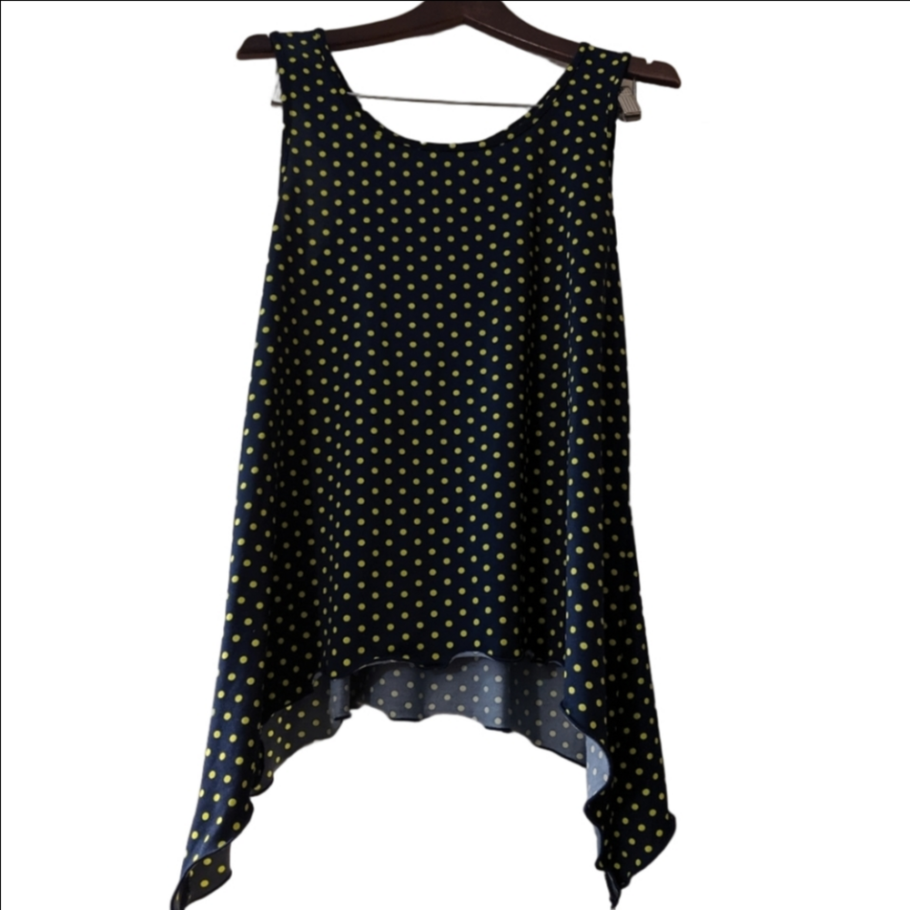Polka Dot Sleeveless Top - Picture 1 of 2